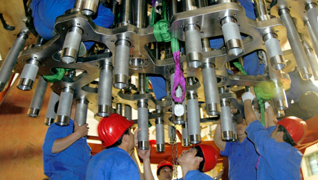 第一套国产化率100%的百万千瓦级核电站堆内构件